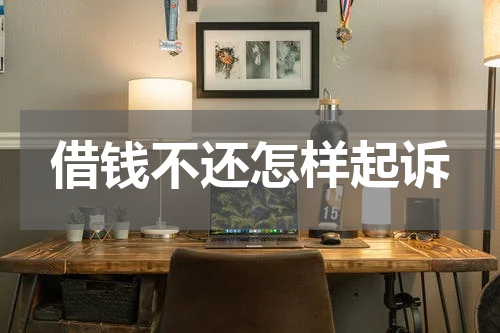借钱不还怎样起诉