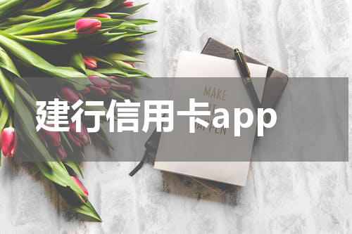 建行信用卡app