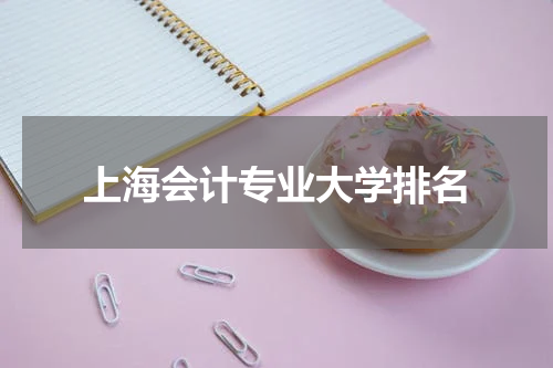 上海会计专业大学排名