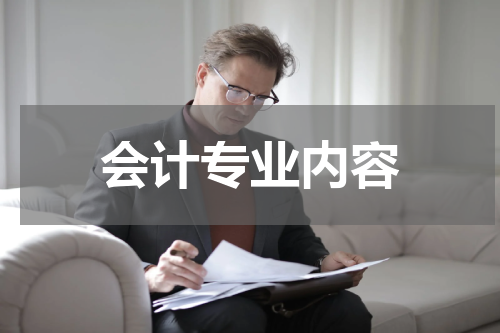 会计专业内容