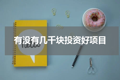 有没有几千块投资好项目