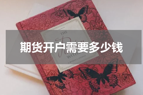 期货开户需要多少钱