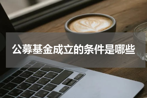 公募基金成立的条件是哪些