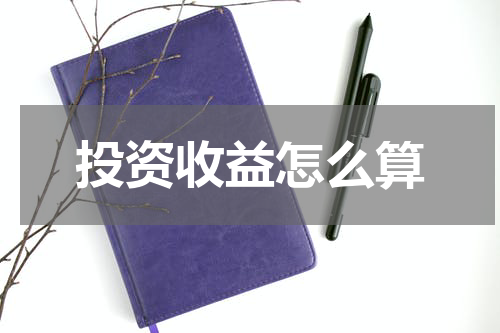 投资收益怎么算