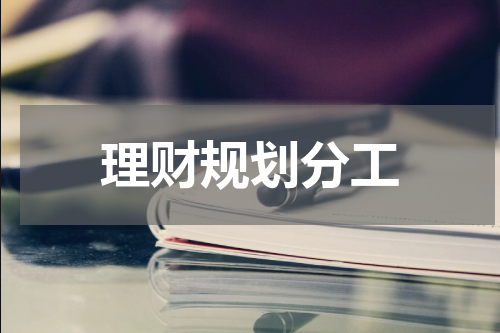 理财规划分工