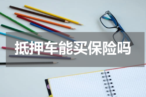 抵押车能买保险吗