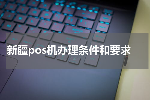 新疆pos机办理条件和要求