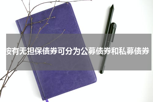 按有无担保债券可分为公募债券和私募债券