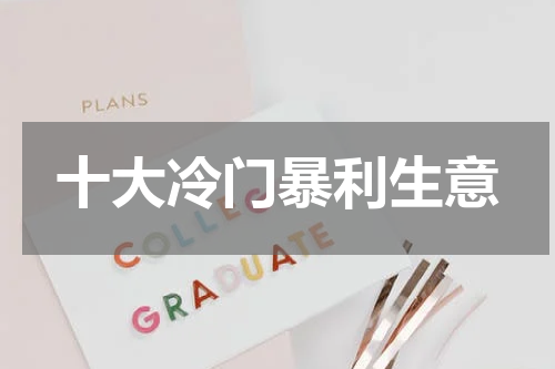 十大冷门暴利生意