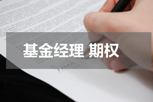 基金经理 期权