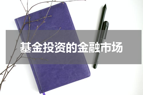 基金投资的金融市场