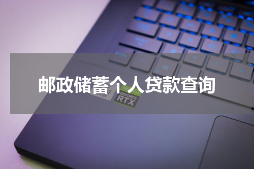 邮政储蓄个人贷款查询