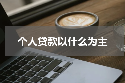 个人贷款以什么为主
