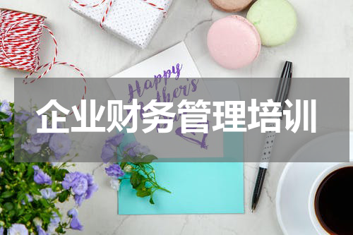 企业财务管理培训