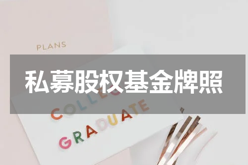 私募股权基金牌照
