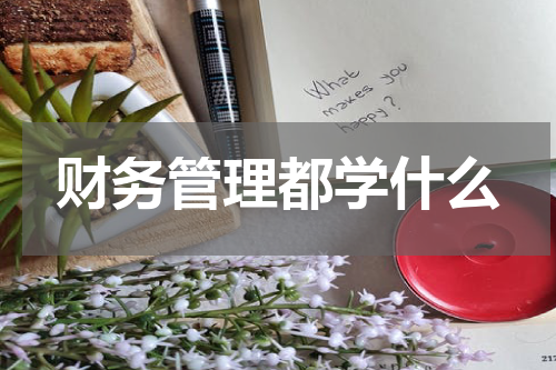 财务管理都学什么