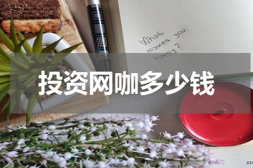投资网咖多少钱