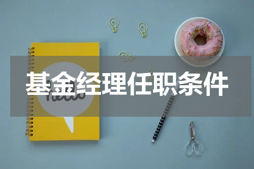 基金经理任职条件
