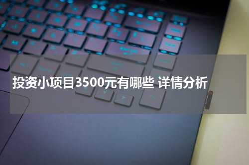 投资小项目3500元有哪些 详情分析