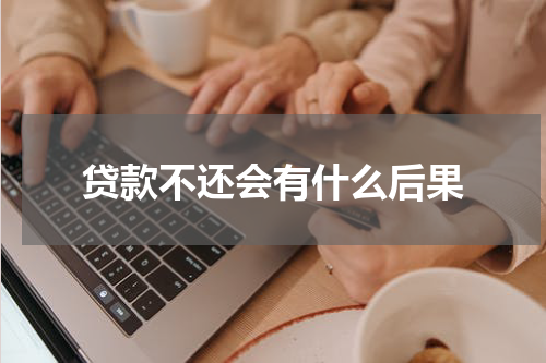 贷款不还会有什么后果