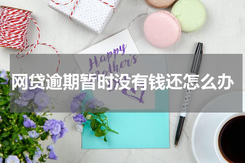 网贷逾期暂时没有钱还怎么办