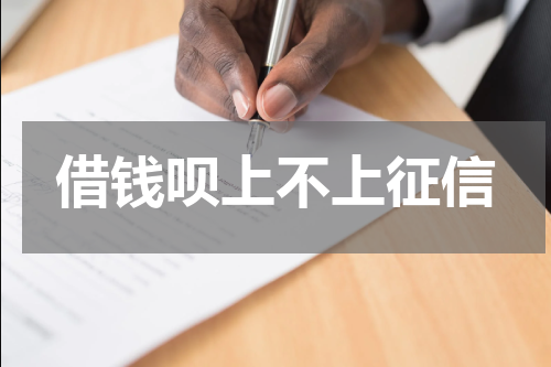 借钱呗上不上征信