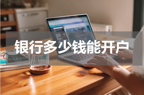 银行多少钱能开户