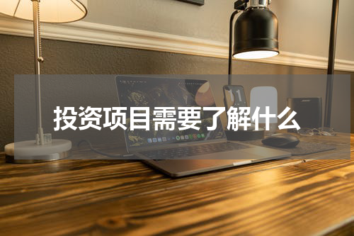投资项目需要了解什么