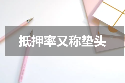 抵押率又称垫头