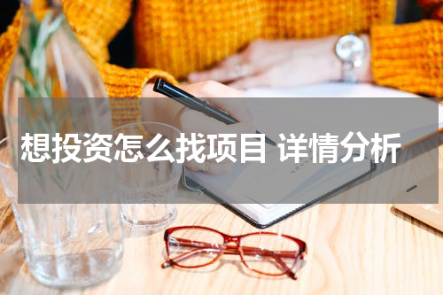 想投资怎么找项目 详情分析