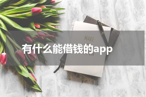 有什么能借钱的app