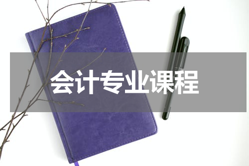 会计专业课程