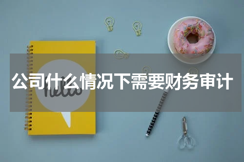 公司什么情况下需要财务审计