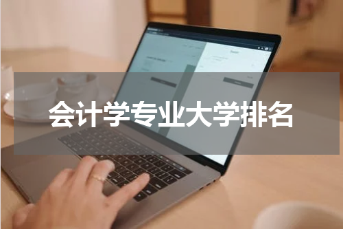 会计学专业大学排名