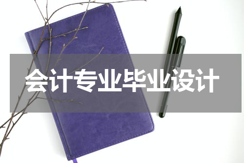 会计专业毕业设计