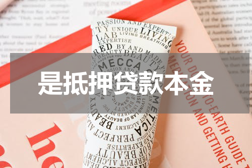 是抵押贷款本金