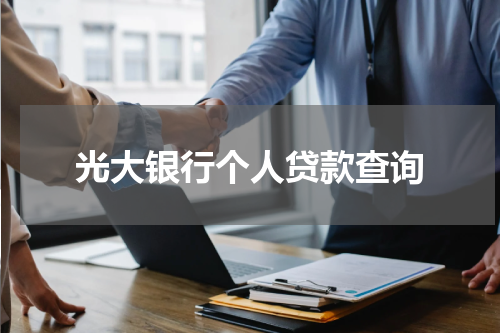 光大银行个人贷款查询