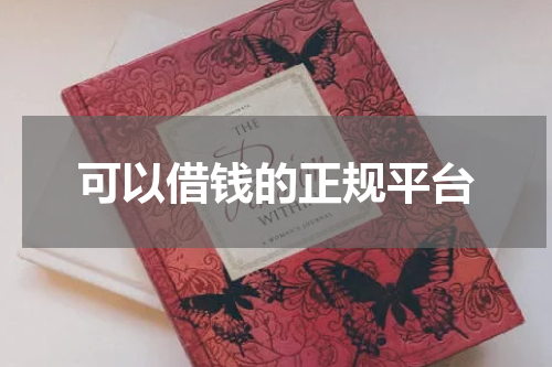 可以借钱的正规平台