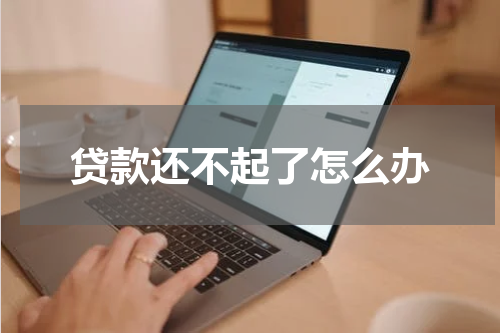 贷款还不起了怎么办