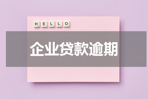 企业贷款逾期