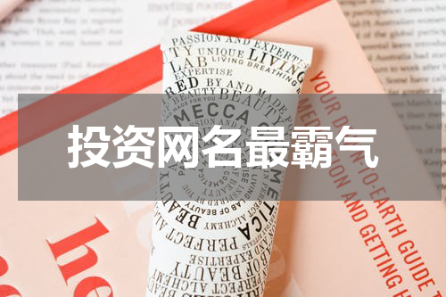 投资网名最霸气