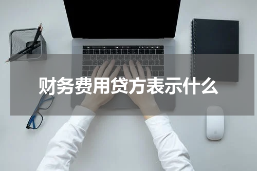 财务费用贷方表示什么