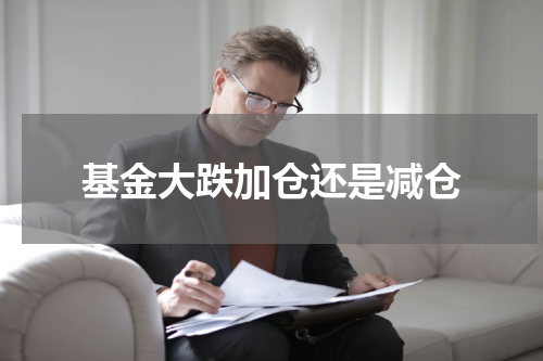 基金大跌加仓还是减仓