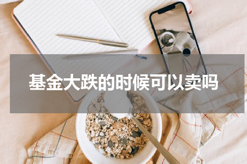 基金大跌的时候可以卖吗