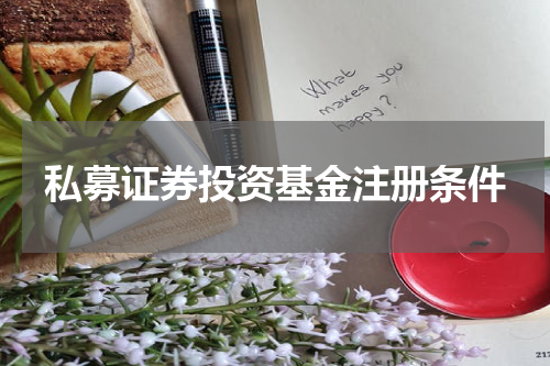 私募证券投资基金注册条件