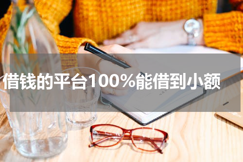 借钱的平台100%能借到小额