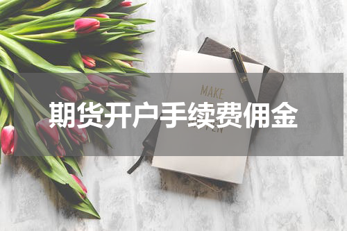 期货开户手续费佣金