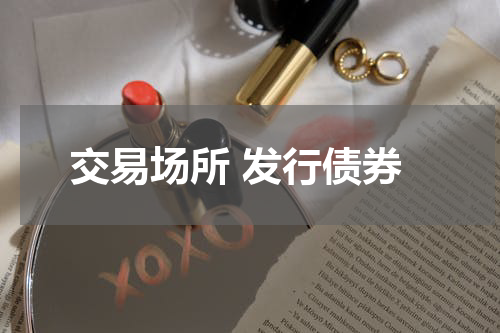 交易场所 发行债券