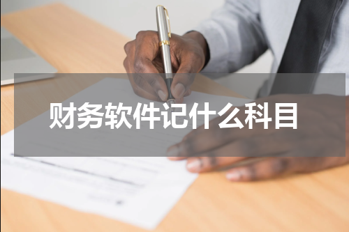财务软件记什么科目