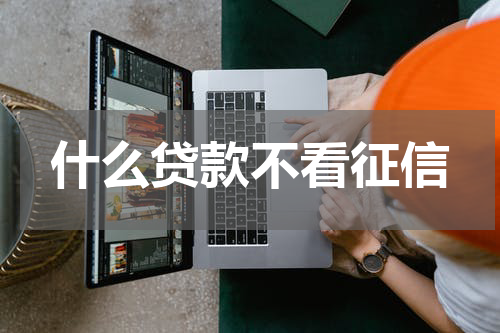 什么贷款不看征信
